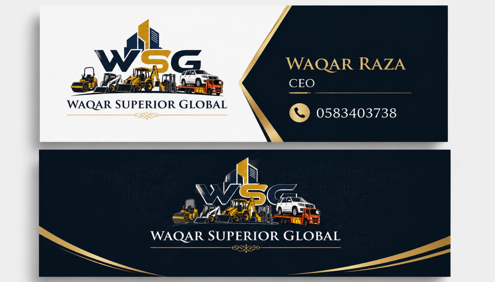 Waqar Raza CEO card for Waqar Superior Global