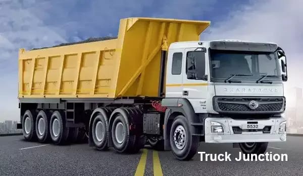 Sixteen wheeler truck for heavy transport